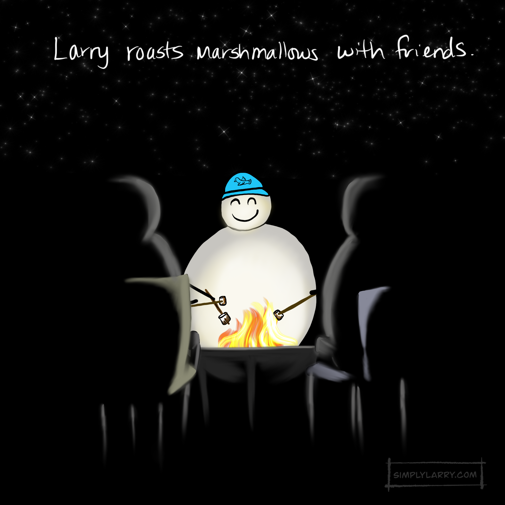 Read more about the article 39 – Larry Roasts Marshmallows