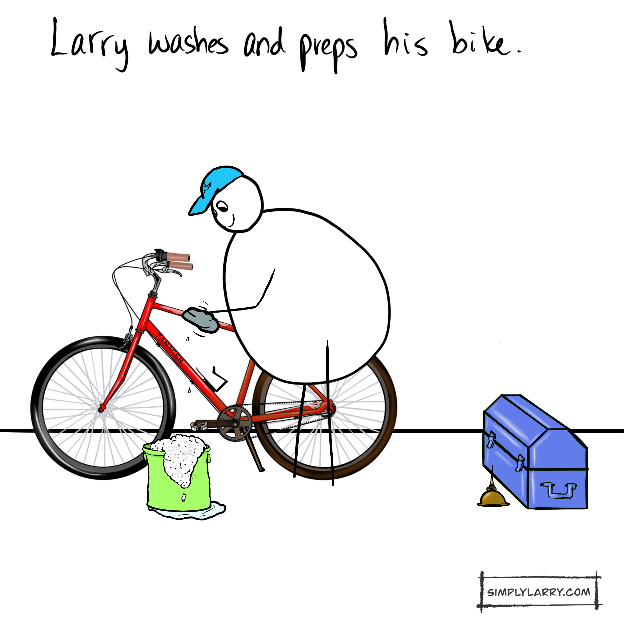 Read more about the article 54 – Larry Preps His Bicycle