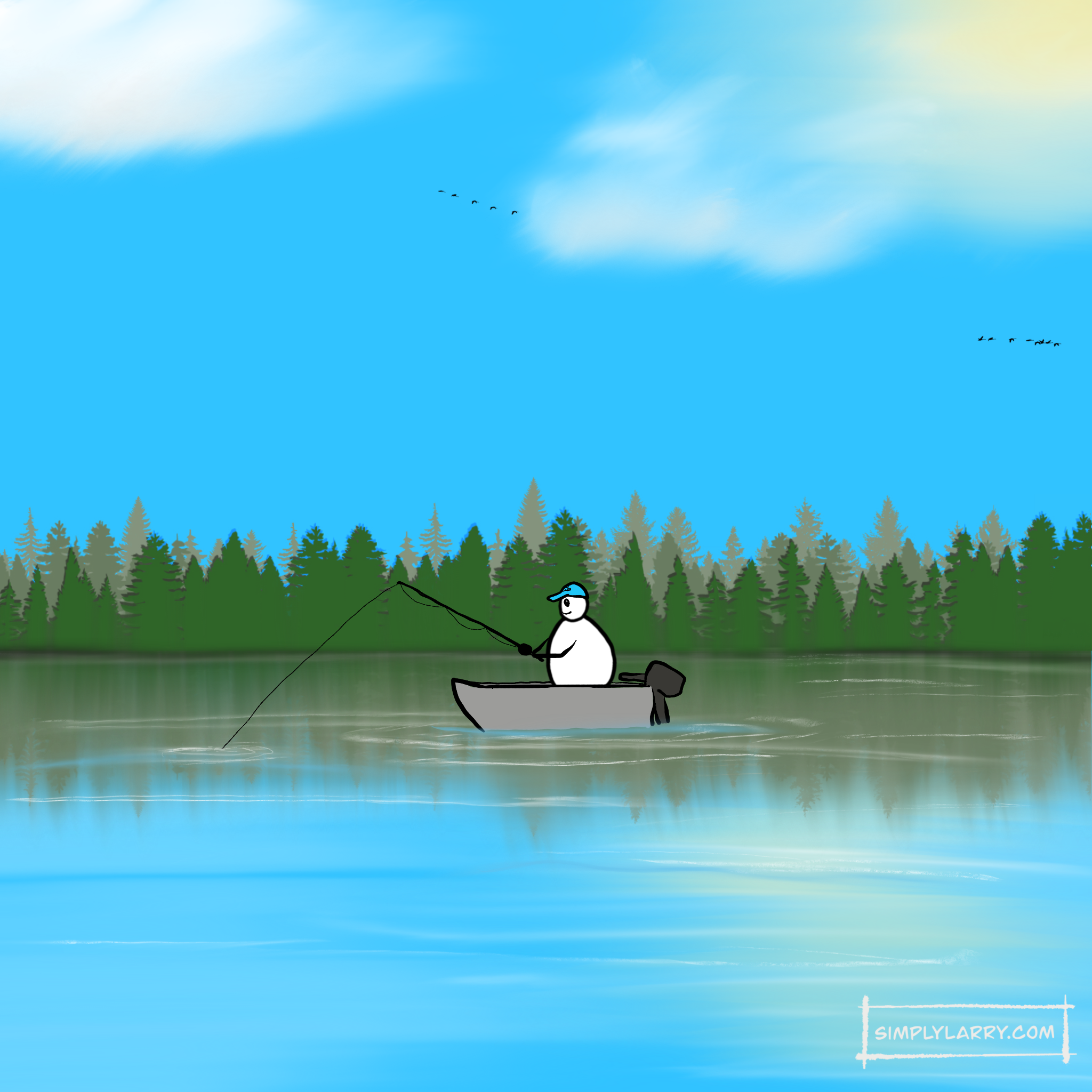 You are currently viewing 69 – Larry Goes Fishing